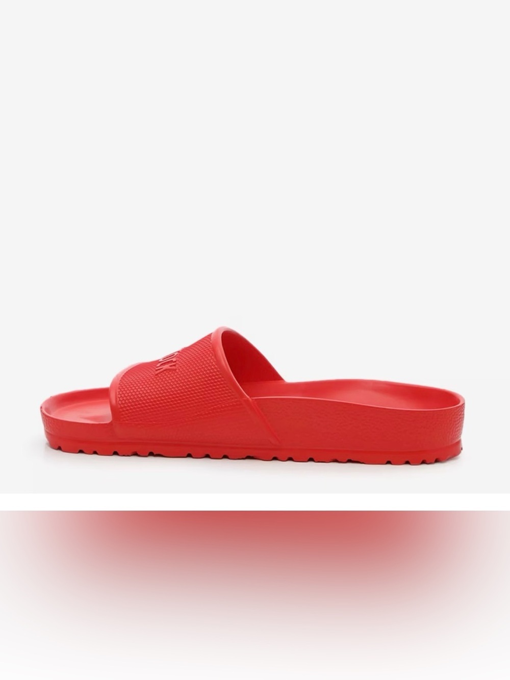 Birkenstock Barbados Red EVA Slide Sandal Sz 45/12-12.5 nwot - Picture 3 of 8
